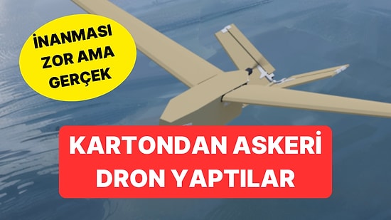 Japonlar Yine Yaptı Yapacağını: Kartondan Askeri Dron Kullanımı Başladı!