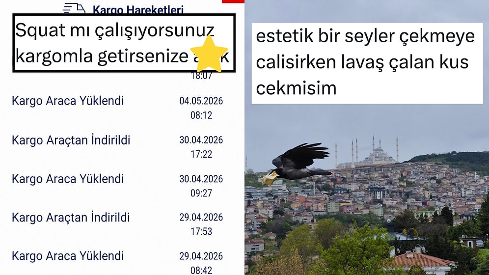 İnip Kalkan Kargodan Lavaş Yürüten Kuşa Son 24 Saatin Viral Tweetleri