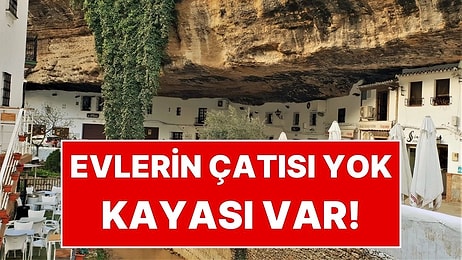 Evlerin Üstünde Çatı Değil Dev Kaya Var