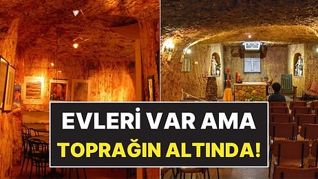 Bu Kasabada İnsanlar Evlerini Toprağın Altına Kuruyor