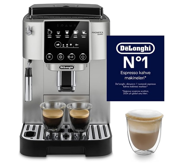 De'Longhi Magnifica Start Espresso Makinesi, %10 indirimle son 30 günün en düşük fiyatına indi.