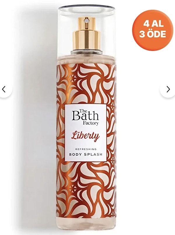 The Bath Factory Liberty Vücut Spreyi, 4 al 3 öde kampanyasıyla son 3 günde 2.000’den fazla satıldı!