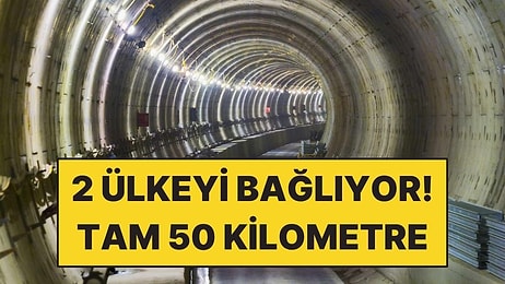 11 Yılda Açılan 50 Kilometrelik Su Altı Tüneli: Geçmek 35 Dakika