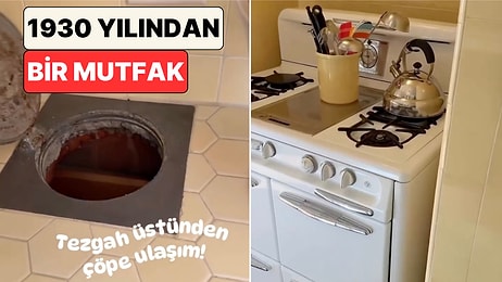 Gerçek Akıllı Mutfak Buymuş! Bir Mimar 1930 Yılında Kullanılan Bir Mutfağı Gösterdi