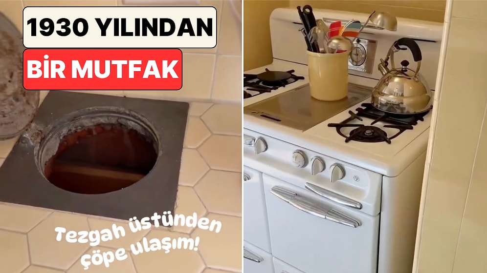 Gerçek Akıllı Mutfak Buymuş! Bir Mimar 1930 Yılında Kullanılan Bir Mutfağı Gösterdi