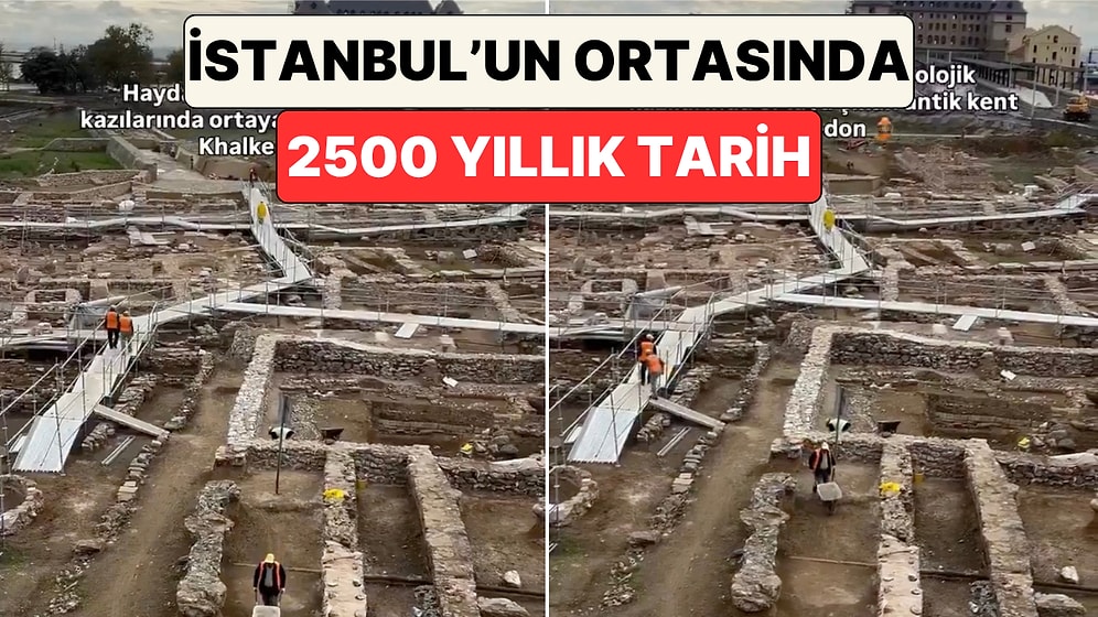 "Körler Ülkesi" Gün Yüzünde: Haydarpaşa Garı'nda Yürütülen Arkeolojik Kazı Görüntüleri Paylaşıldı