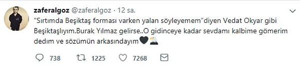 Zafer Algöz projeleri kadar Beşiktaş taraftarlığıyla da tanınan bir isim.