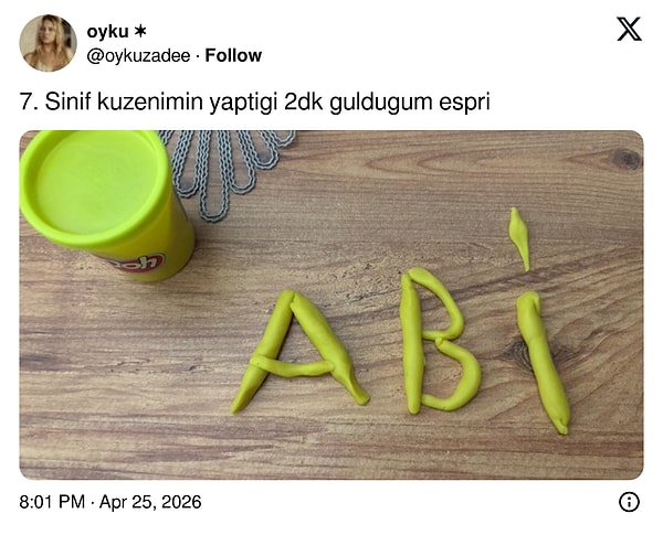 Tarihi bir şaka...