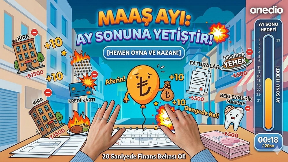 Maaşınız Cebinize Girmeden Bitiyor mu? Bu Oyunda 20 Saniye Dayanabilen Finans Dehası Sayılıyor!
