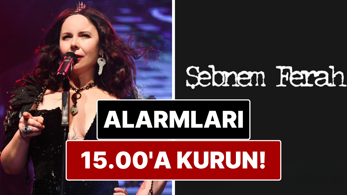 Biletler Dakikalar İçinde Tükenmişti: Şebnem Ferah Yeni Konserinin Tarihini Açıkladı!