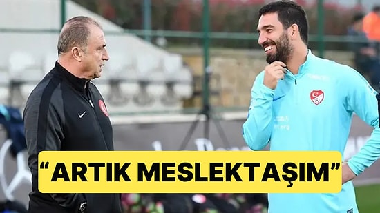 Final Maçı İçin Sahaya Çıkan Arda Turan'a Fatih Terim'den Büyük Destek