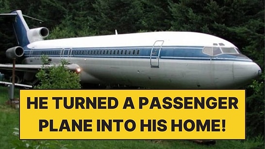 He Moved a Passenger Plane Into the Forest and Turned It Into a Home!
