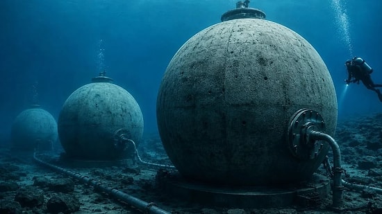 400-tonne Concrete Spheres Have Been Lowered To The Ocean Floor