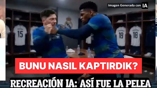 İspanyol Medyası Tchouameni Valverde Kavgasını Yapay Zekayla Canlandırdı