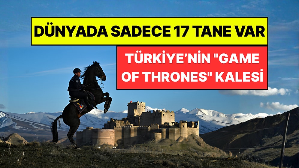 Dünyada Sadece 17 Tane Var: Türkiye’nin "Game of Thrones" Kalesine Turistler Akın Ediyor