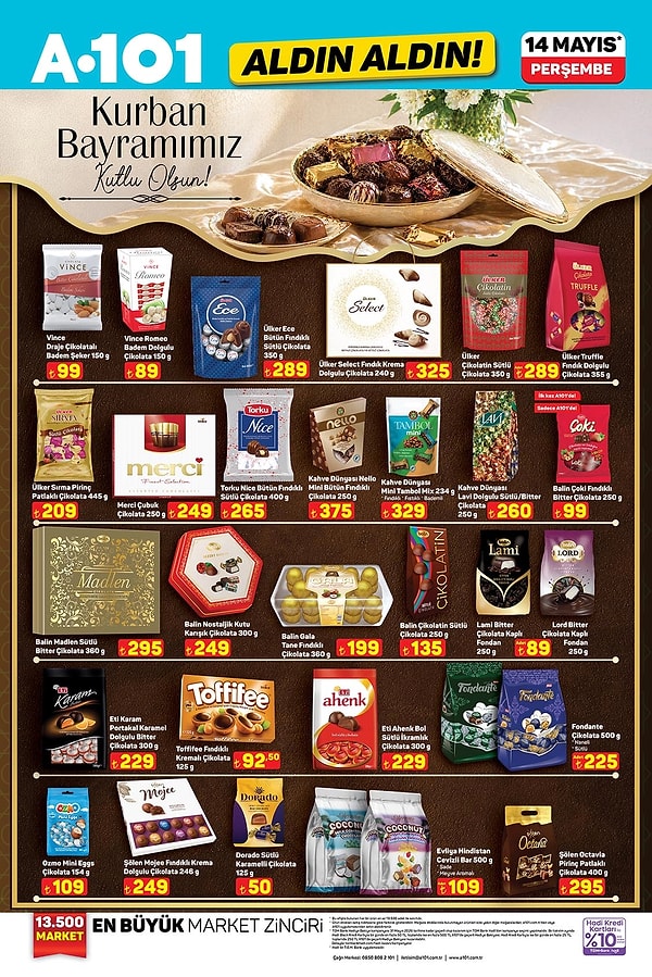 Bayram Çikolata Çeşitleri
