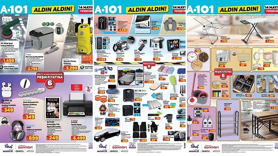 A101'e Basınçlı Yıkama Makinesi Geliyor! 14 Mayıs 2026 A101 Aldın Aldın Kataloğu