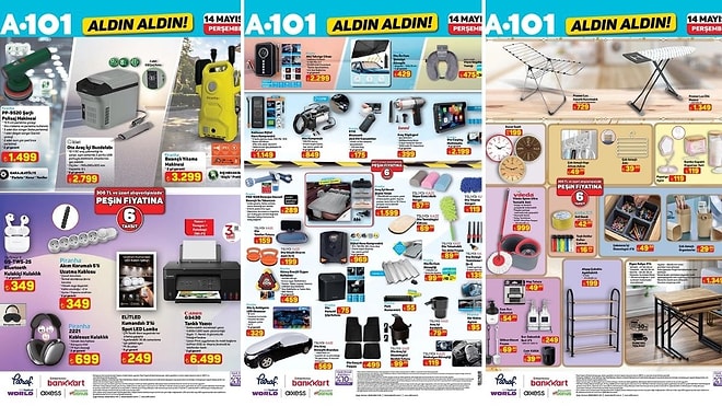 A101'e Basınçlı Yıkama Makinesi Geliyor! 14 Mayıs 2026 A101 Aldın Aldın Kataloğu
