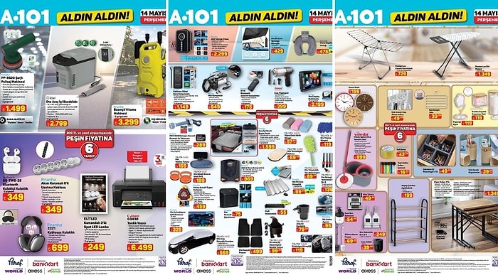 A101'e Basınçlı Yıkama Makinesi Geliyor! 14 Mayıs 2026 A101 Aldın Aldın Kataloğu