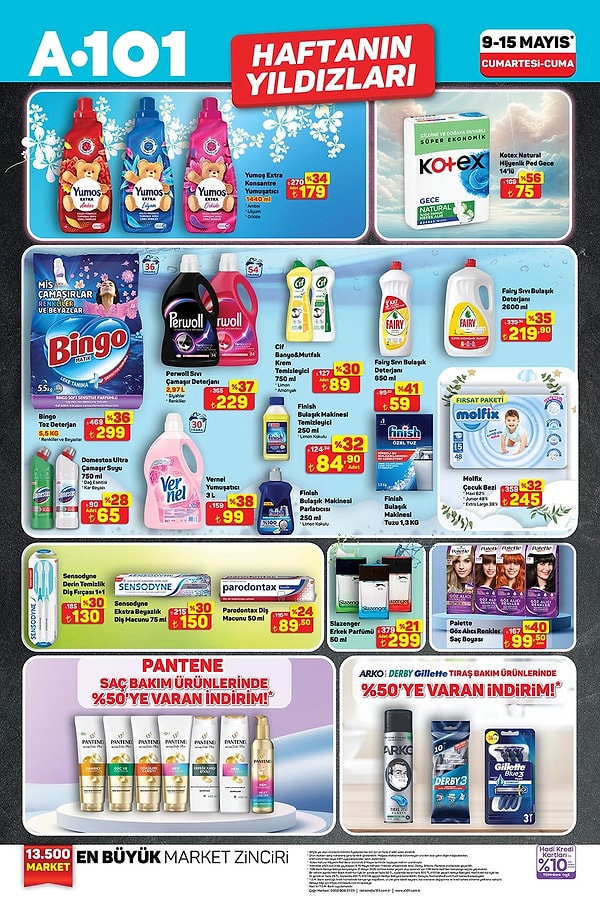Yumoş Extra Konsantre Yumuşatıcı 1440 ml 199 TL