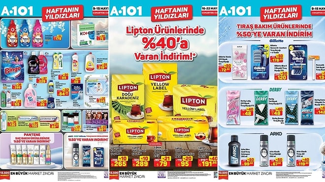 9 - 15 Mayıs 2026 A101 Haftanın Yıldızları Kataloğu