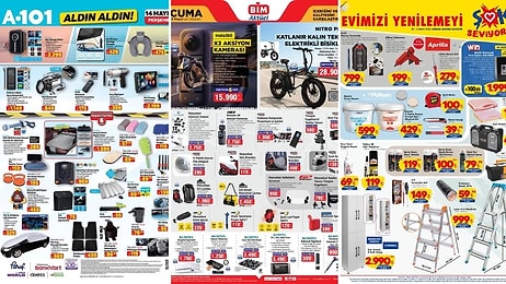 İndirim Günleri Başlıyor! 9 - 15 Mayıs Haftasında A101 ve BİM Aktüel Ürünler Listesinde Ne Var?