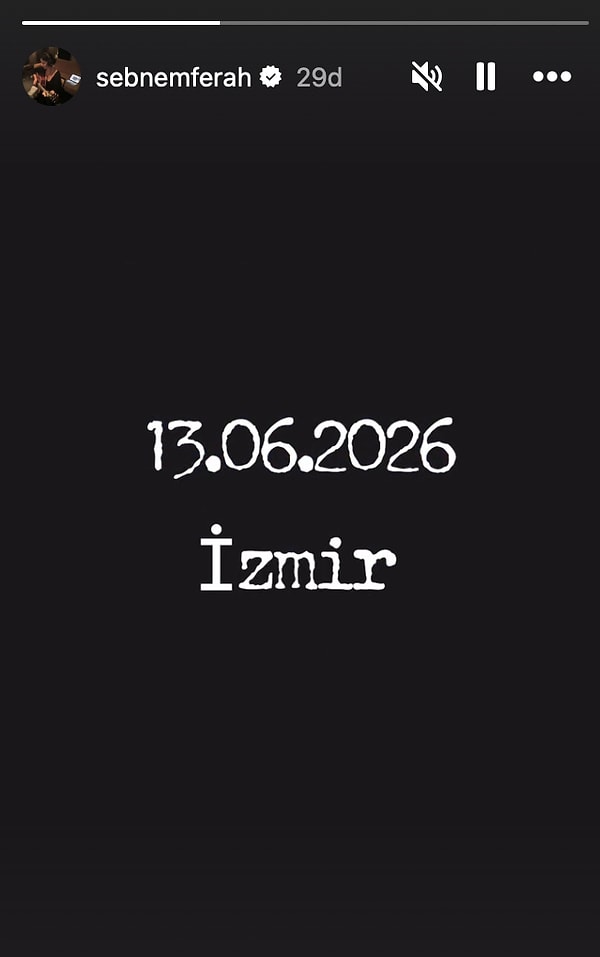 Following her performance in Istanbul, Şebnem Ferah announced that she will be taking the stage in Izmir on June 13, 2026.