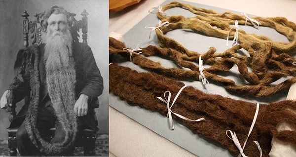 1927 yılında 81 yaşında hayata gözlerini yumduğunda, sakalının boyu 5,6 metreyi bulmuştu.