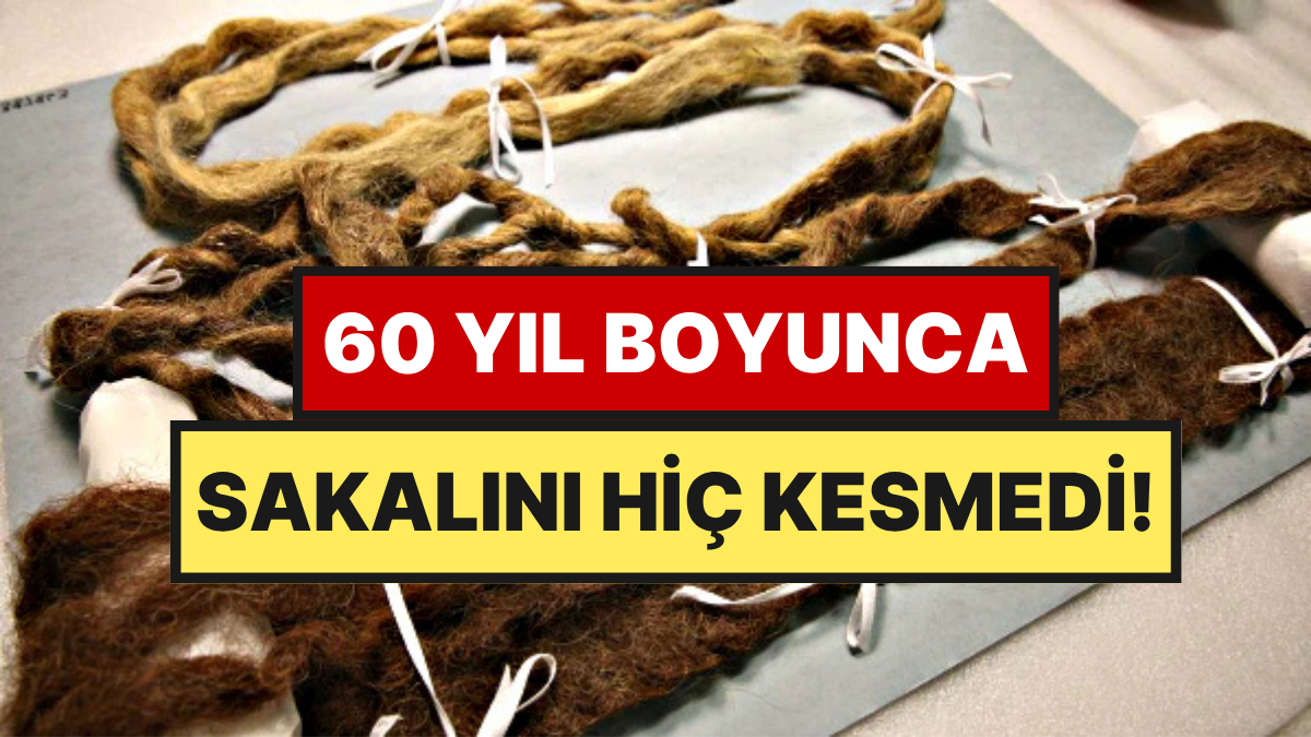 Dünyanın En Uzun Sakallı Adamı 60 Yıl Boyunca Tıraş Olmadı