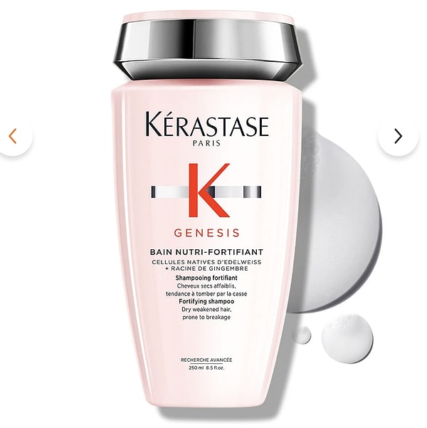 Kerastase Genesis Bain Nutri-Fortifiant Şampuan, dökülme karşıtı etkisi ve özel hediye fırsatlarıyla profesyonel bakımı banyonuza getiriyor.