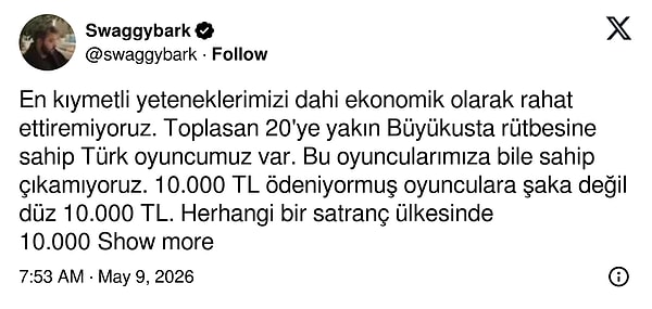 "En kıymetli yeteneklerimizi dahi ekonomik olarak rahat ettiremiyoruz."