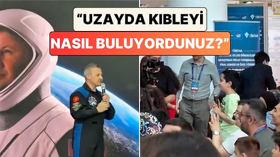 İlk Türk Astronot Alper Gezeravcı Bir Çocuğun Sorusunu Yanıtladı: "Uzayda Kıbleyi Nasıl Buluyordunuz?"