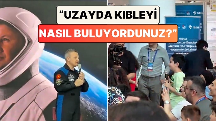 İlk Türk Astronot Alper Gezeravcı Bir Çocuğun Sorusunu Yanıtladı: "Uzayda Kıbleyi Nasıl Buluyordunuz?"