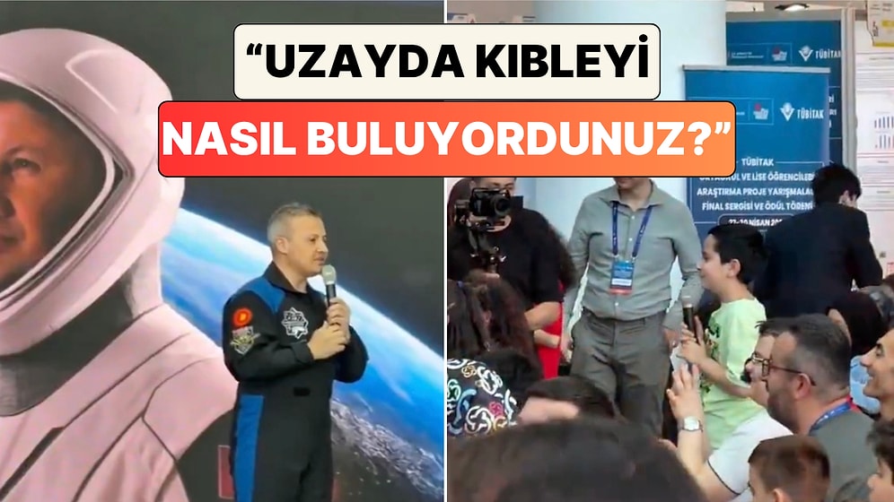 İlk Türk Astronot Alper Gezeravcı Bir Çocuğun Sorusunu Yanıtladı: "Uzayda Kıbleyi Nasıl Buluyordunuz?"