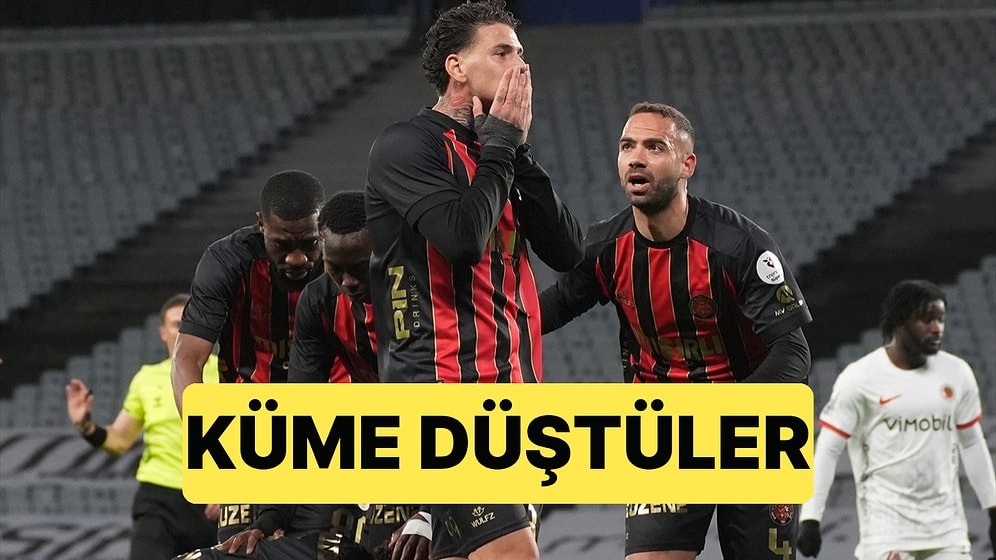 Süper Lig'den İki Takım Küme Düştü: Kayserispor ve Karagümrük Küme Düştü