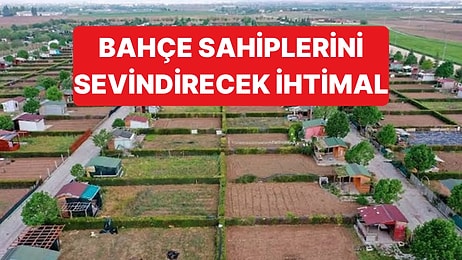 Yıkılması Gündemde Olan Hobi Bahçeleri İçin "Nefes Alan Vatandaşa Dokunulmayacak" Detayı