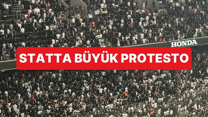 Beşiktaş Taraftarının Protesto Çağrısı Stadyumda Karşılık Buldu: Stadyumda Büyük Protesto