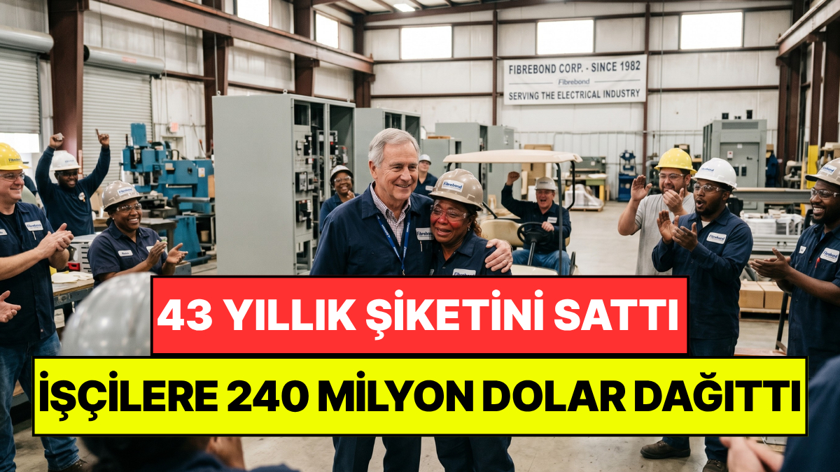 43 Yıllık Şirketini Satıp Tüm Çalışanlarına 240 Milyon Dolar Dağıttı