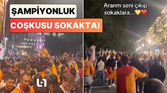 4. Kez Üst Üste Gelen Zafer Coşkuyla Kutlanıyor: Galatasaray Taraftarının Kutlama Görüntüleri