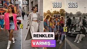 80'ler ile Günümüzün Karşılaştırıldığı Videoda Renkler Dikkat Çekti