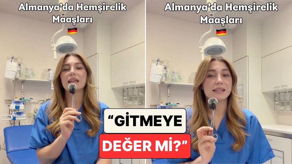 Türkiye'den Almanya'ya Giden Hemşire Aldığı Maaşı ve Ek Ücretleri Paylaştı