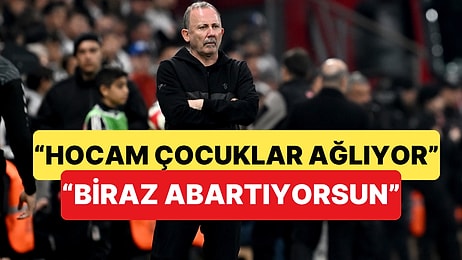 Sergen Yalçın "Çocuklar Ağlıyor" Diyen Muhabiri Tersledi: "Şampiyonluk Maçı Oynamıyoruz"