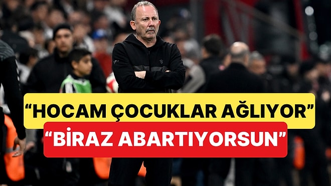Sergen Yalçın "Çocuklar Ağlıyor" Diyen Muhabiri Tersledi: "Şampiyonluk Maçı Oynamıyoruz"