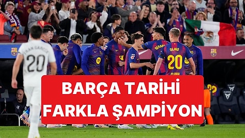 Barcelona, Real Madrid'e Karşı Farkı 14 Puana Çıkararak Şampiyon Oldu