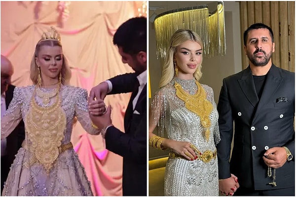 Sosyal medya fenomeni Çağla Öz, Kara Haydar lakabıyla bilinen Vanlı iş insanı Mehmet Fatih Tançalan ile dünyaevine girdi.
