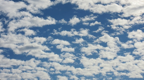The primary reason why clouds stay aloft in the sky is the upward air currents present in the atmosphere.