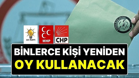 Tokat Gümüşhane ve Nevşehir’de Seçim Heyecanı: Yeniden Seçim Yapılacak, 10 Bin 713 Kişi Yeniden Oy Kullanacak