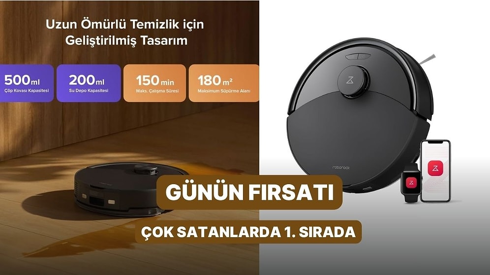 Günün Fırsatı: Çok Satanlarda Yer Alan Roborock S8 Akıllı Robot Süpürge İndirimde!