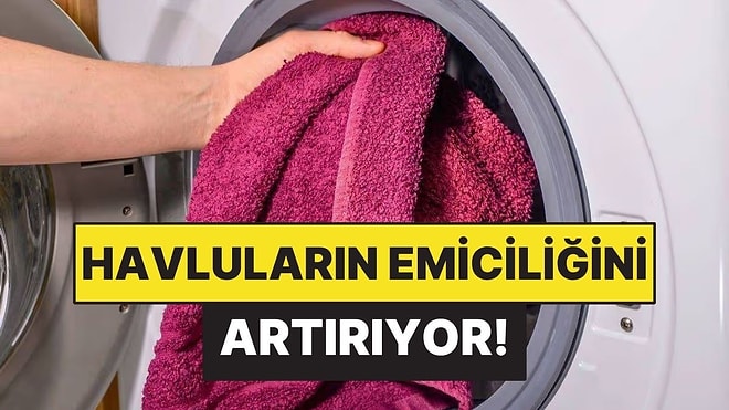 Havluları Yumuşacık Yapıyor: Makineye 1 Ölçek Eklemek Yetiyor