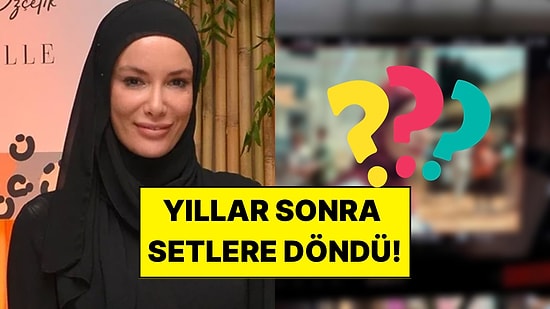 Yıllar Sonra Setlere Dönen Gamze Özçelik’in Setten İlk Kareleri Paylaşıldı!